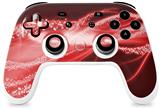 Skin Decal Wrap works with Original Google Stadia Controller Mystic Vortex Red Skin Only CONTROLLER NOT INCLUDED