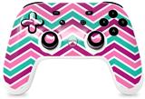 Skin Decal Wrap works with Original Google Stadia Controller Zig Zag Teal Pink Purple Skin Only CONTROLLER NOT INCLUDED