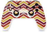 Skin Decal Wrap works with Original Google Stadia Controller Zig Zag Yellow Burgundy Orange Skin Only CONTROLLER NOT INCLUDED