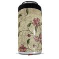 WraptorSkinz Skin Decal Wrap compatible with Yeti 16oz Tal Colster Can Cooler Insulator Flowers and Berries Pink (COOLER NOT INCLUDED)