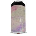 WraptorSkinz Skin Decal Wrap compatible with Yeti 16oz Tal Colster Can Cooler Insulator Pastel Abstract Pink and Blue (COOLER NOT INCLUDED)