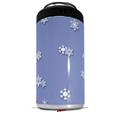WraptorSkinz Skin Decal Wrap compatible with Yeti 16oz Tal Colster Can Cooler Insulator Snowflakes (COOLER NOT INCLUDED)