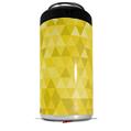 WraptorSkinz Skin Decal Wrap compatible with Yeti 16oz Tal Colster Can Cooler Insulator Triangle Mosaic Yellow (COOLER NOT INCLUDED)