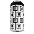 WraptorSkinz Skin Decal Wrap compatible with Yeti 16oz Tal Colster Can Cooler Insulator Squares In Squares (COOLER NOT INCLUDED)