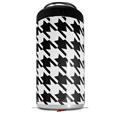 WraptorSkinz Skin Decal Wrap compatible with Yeti 16oz Tal Colster Can Cooler Insulator Houndstooth Black (COOLER NOT INCLUDED)