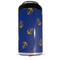 WraptorSkinz Skin Decal Wrap compatible with Yeti 16oz Tal Colster Can Cooler Insulator Anchors Away Blue (COOLER NOT INCLUDED)