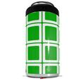 WraptorSkinz Skin Decal Wrap compatible with Yeti 16oz Tal Colster Can Cooler Insulator Squared Green (COOLER NOT INCLUDED)