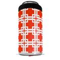 WraptorSkinz Skin Decal Wrap compatible with Yeti 16oz Tal Colster Can Cooler Insulator Boxed Red (COOLER NOT INCLUDED)