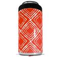 WraptorSkinz Skin Decal Wrap compatible with Yeti 16oz Tal Colster Can Cooler Insulator Wavey Red (COOLER NOT INCLUDED)