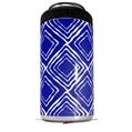 WraptorSkinz Skin Decal Wrap compatible with Yeti 16oz Tal Colster Can Cooler Insulator Wavey Royal Blue (COOLER NOT INCLUDED)