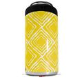 WraptorSkinz Skin Decal Wrap compatible with Yeti 16oz Tal Colster Can Cooler Insulator Wavey Yellow (COOLER NOT INCLUDED)