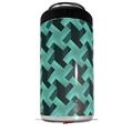 WraptorSkinz Skin Decal Wrap compatible with Yeti 16oz Tal Colster Can Cooler Insulator Retro Houndstooth Seafoam Green (COOLER NOT INCLUDED)