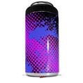 WraptorSkinz Skin Decal Wrap compatible with Yeti 16oz Tal Colster Can Cooler Insulator Halftone Splatter Blue Hot Pink (COOLER NOT INCLUDED)