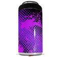 WraptorSkinz Skin Decal Wrap compatible with Yeti 16oz Tal Colster Can Cooler Insulator Halftone Splatter Hot Pink Purple (COOLER NOT INCLUDED)