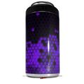 WraptorSkinz Skin Decal Wrap compatible with Yeti 16oz Tal Colster Can Cooler Insulator HEX Purple (COOLER NOT INCLUDED)
