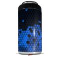 WraptorSkinz Skin Decal Wrap compatible with Yeti 16oz Tal Colster Can Cooler Insulator HEX Blue (COOLER NOT INCLUDED)