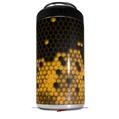 WraptorSkinz Skin Decal Wrap compatible with Yeti 16oz Tal Colster Can Cooler Insulator HEX Yellow (COOLER NOT INCLUDED)