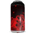 WraptorSkinz Skin Decal Wrap compatible with Yeti 16oz Tal Colster Can Cooler Insulator HEX Red (COOLER NOT INCLUDED)