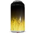WraptorSkinz Skin Decal Wrap compatible with Yeti 16oz Tal Colster Can Cooler Insulator Fire Yellow (COOLER NOT INCLUDED)