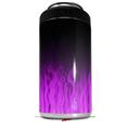 WraptorSkinz Skin Decal Wrap compatible with Yeti 16oz Tal Colster Can Cooler Insulator Fire Purple (COOLER NOT INCLUDED)