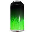 WraptorSkinz Skin Decal Wrap compatible with Yeti 16oz Tal Colster Can Cooler Insulator Fire Green (COOLER NOT INCLUDED)