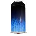 WraptorSkinz Skin Decal Wrap compatible with Yeti 16oz Tal Colster Can Cooler Insulator Fire Blue (COOLER NOT INCLUDED)