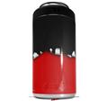 WraptorSkinz Skin Decal Wrap compatible with Yeti 16oz Tal Colster Can Cooler Insulator Ripped Colors Black Red (COOLER NOT INCLUDED)
