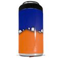 WraptorSkinz Skin Decal Wrap compatible with Yeti 16oz Tal Colster Can Cooler Insulator Ripped Colors Blue Orange (COOLER NOT INCLUDED)