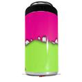 WraptorSkinz Skin Decal Wrap compatible with Yeti 16oz Tal Colster Can Cooler Insulator Ripped Colors Hot Pink Neon Green (COOLER NOT INCLUDED)