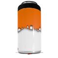 WraptorSkinz Skin Decal Wrap compatible with Yeti 16oz Tal Colster Can Cooler Insulator Ripped Colors Orange White (COOLER NOT INCLUDED)