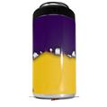 WraptorSkinz Skin Decal Wrap compatible with Yeti 16oz Tal Colster Can Cooler Insulator Ripped Colors Purple Yellow (COOLER NOT INCLUDED)