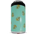 WraptorSkinz Skin Decal Wrap compatible with Yeti 16oz Tal Colster Can Cooler Insulator Anchors Away Seafoam Green (COOLER NOT INCLUDED)