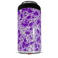 WraptorSkinz Skin Decal Wrap compatible with Yeti 16oz Tal Colster Can Cooler Insulator Scattered Skulls Purple (COOLER NOT INCLUDED)