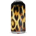 WraptorSkinz Skin Decal Wrap compatible with Yeti 16oz Tal Colster Can Cooler Insulator Fractal Fur Leopard (COOLER NOT INCLUDED)