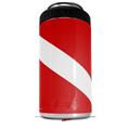 WraptorSkinz Skin Decal Wrap compatible with Yeti 16oz Tal Colster Can Cooler Insulator Dive Scuba Flag (COOLER NOT INCLUDED)