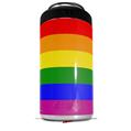WraptorSkinz Skin Decal Wrap compatible with Yeti 16oz Tal Colster Can Cooler Insulator Rainbow Stripes (COOLER NOT INCLUDED)