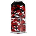WraptorSkinz Skin Decal Wrap compatible with Yeti 16oz Tal Colster Can Cooler Insulator WraptorCamo Digital Camo Red (COOLER NOT INCLUDED)