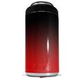 WraptorSkinz Skin Decal Wrap compatible with Yeti 16oz Tal Colster Can Cooler Insulator Smooth Fades Red Black (COOLER NOT INCLUDED)