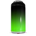 WraptorSkinz Skin Decal Wrap compatible with Yeti 16oz Tal Colster Can Cooler Insulator Smooth Fades Green Black (COOLER NOT INCLUDED)