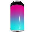 WraptorSkinz Skin Decal Wrap compatible with Yeti 16oz Tal Colster Can Cooler Insulator Smooth Fades Neon Teal Hot Pink (COOLER NOT INCLUDED)