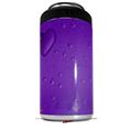WraptorSkinz Skin Decal Wrap compatible with Yeti 16oz Tal Colster Can Cooler Insulator Raining Purple (COOLER NOT INCLUDED)
