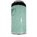 WraptorSkinz Skin Decal Wrap compatible with Yeti 16oz Tal Colster Can Cooler Insulator Raining Seafoam Green (COOLER NOT INCLUDED)