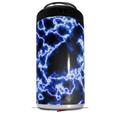 WraptorSkinz Skin Decal Wrap compatible with Yeti 16oz Tal Colster Can Cooler Insulator Electrify Blue (COOLER NOT INCLUDED)