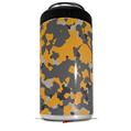 WraptorSkinz Skin Decal Wrap compatible with Yeti 16oz Tal Colster Can Cooler Insulator WraptorCamo Old School Camouflage Camo Orange (COOLER NOT INCLUDED)