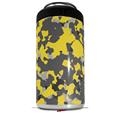 WraptorSkinz Skin Decal Wrap compatible with Yeti 16oz Tal Colster Can Cooler Insulator WraptorCamo Old School Camouflage Camo Yellow (COOLER NOT INCLUDED)
