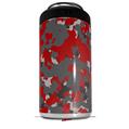 WraptorSkinz Skin Decal Wrap compatible with Yeti 16oz Tal Colster Can Cooler Insulator WraptorCamo Old School Camouflage Camo Red (COOLER NOT INCLUDED)