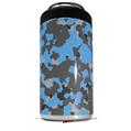 WraptorSkinz Skin Decal Wrap compatible with Yeti 16oz Tal Colster Can Cooler Insulator WraptorCamo Old School Camouflage Camo Blue Medium (COOLER NOT INCLUDED)