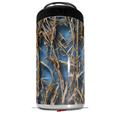 WraptorSkinz Skin Decal Wrap compatible with Yeti 16oz Tal Colster Can Cooler Insulator WraptorCamo Grassy Marsh Camo Neon Blue (COOLER NOT INCLUDED)
