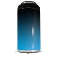 WraptorSkinz Skin Decal Wrap compatible with Yeti 16oz Tal Colster Can Cooler Insulator Smooth Fades Neon Blue Black (COOLER NOT INCLUDED)