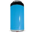 WraptorSkinz Skin Decal Wrap compatible with Yeti 16oz Tal Colster Can Cooler Insulator Solids Collection Blue Neon (COOLER NOT INCLUDED)